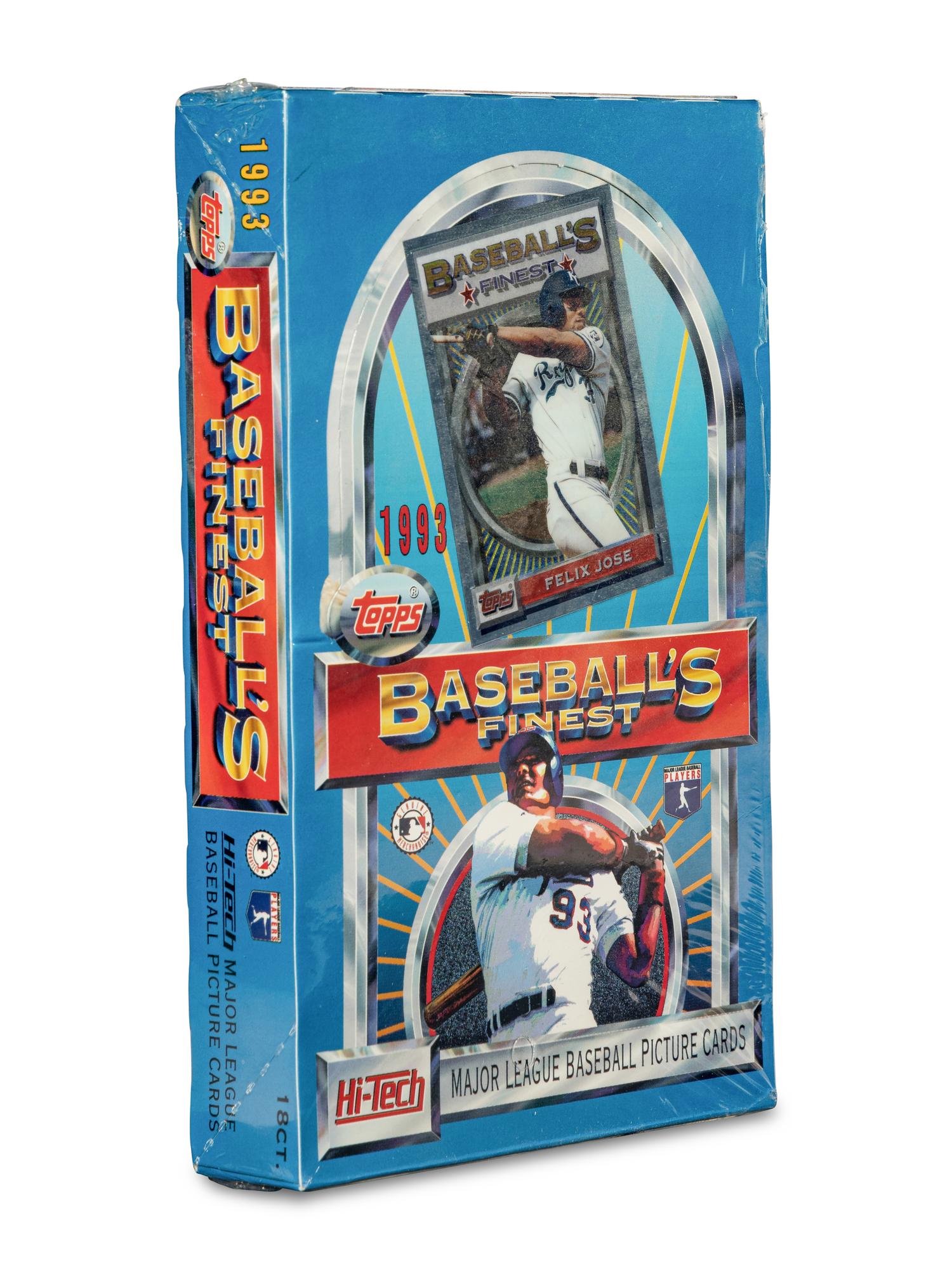 A Factory Sealed Box of 1993 Topps Finest Baseball Cards