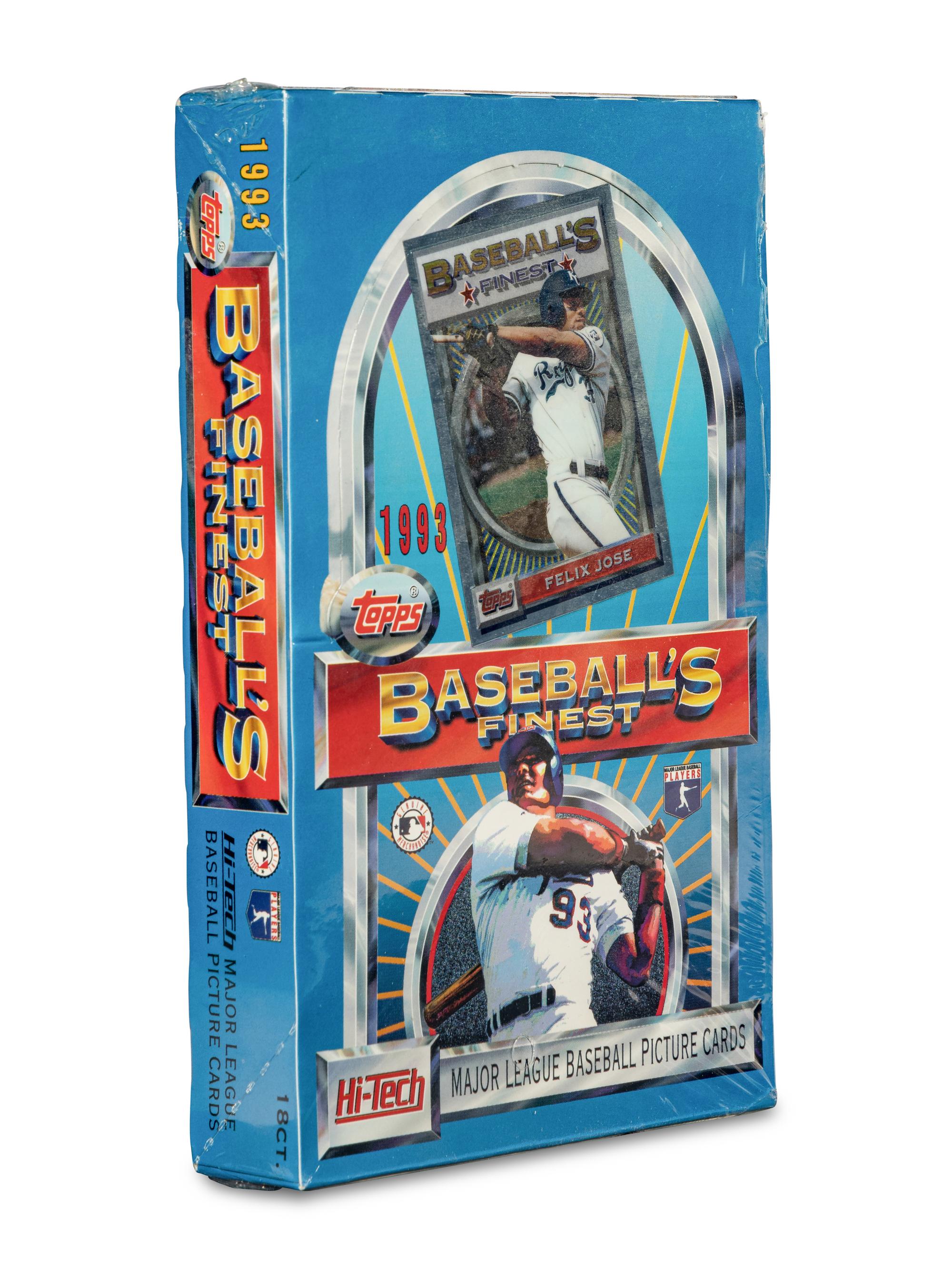 A Factory Sealed Box of 1993 Topps Finest Baseball Cards