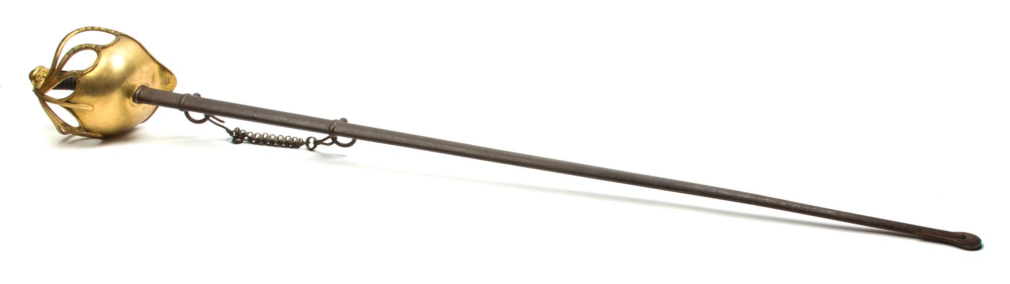 A French Saber, Manceaux, Length overall 47 inches.