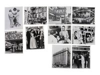 [EARLY PHOTOGRAPHY]. A group of 42 photographs of African American musicians, actors, and other personalities.