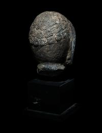 A Limestone Head of Buddha