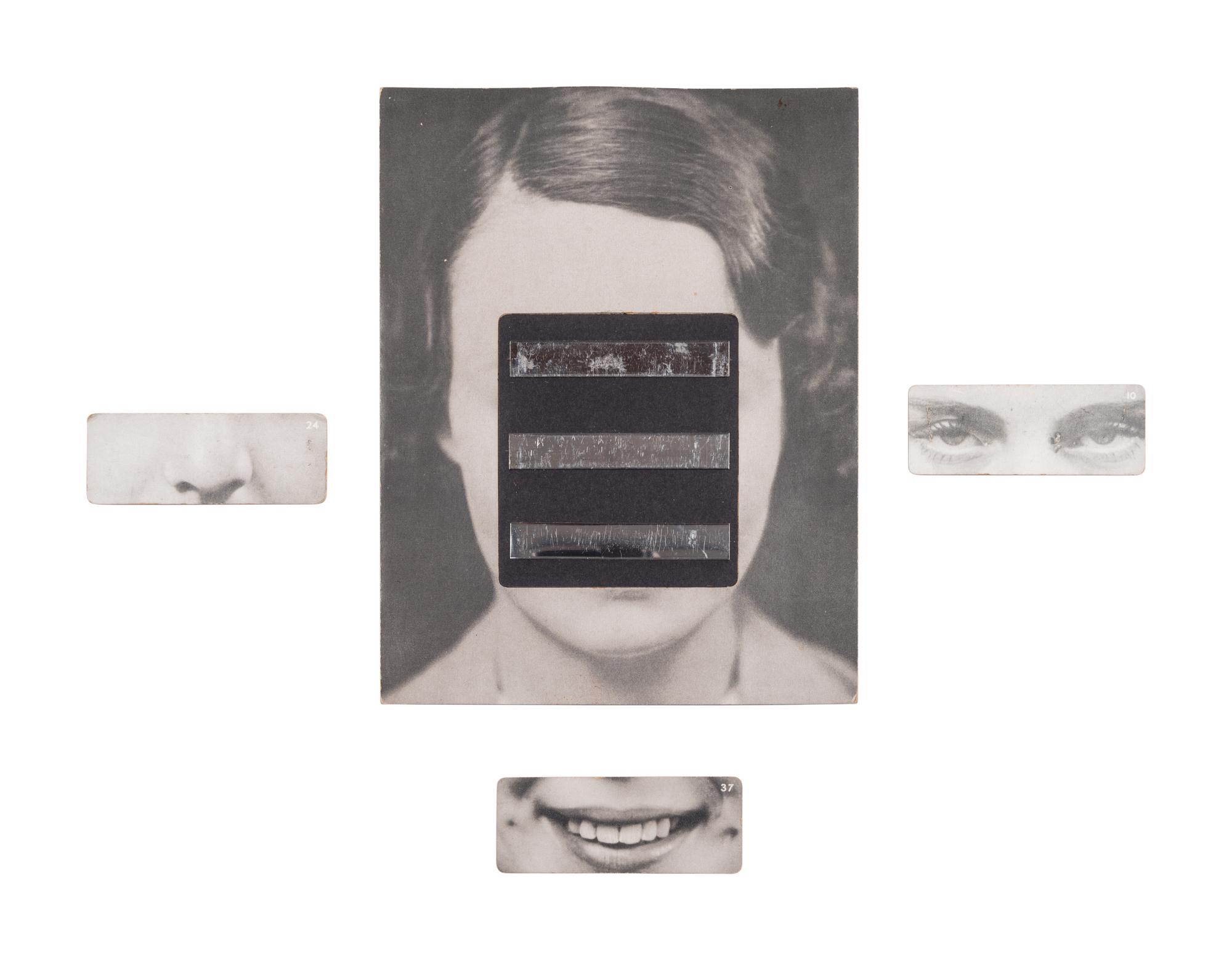 A Set of Nine Photographic Portraits Mounted on Ebonized Stands