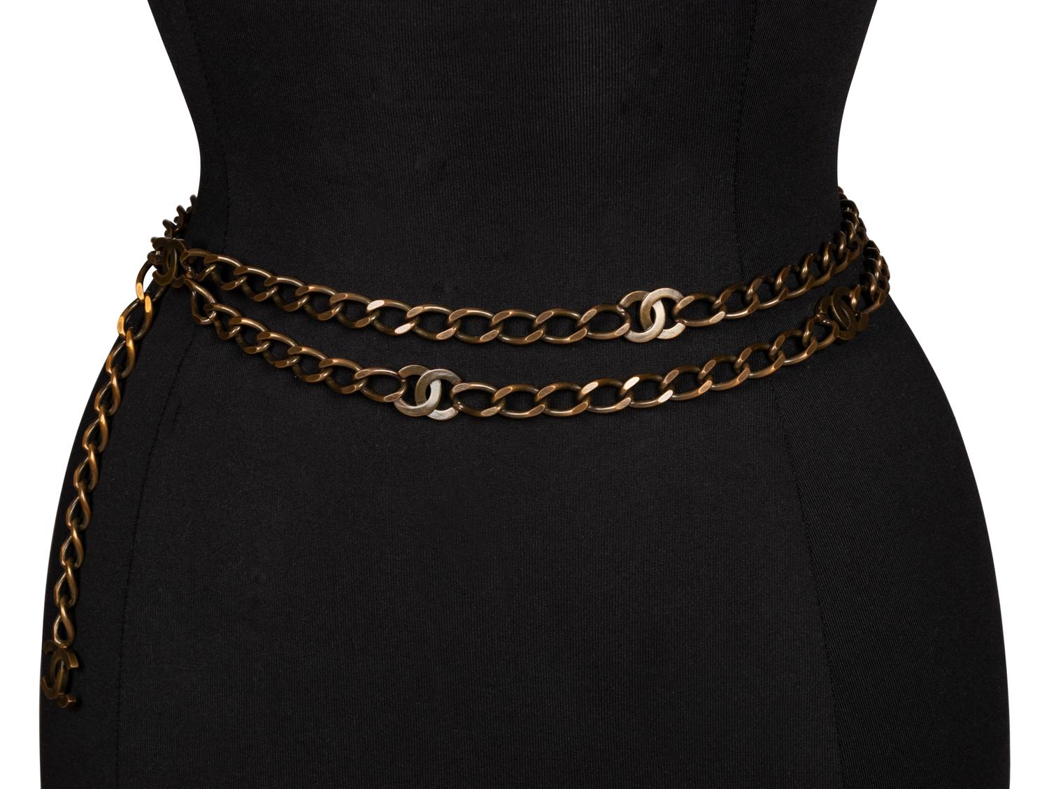 Chanel, Bronze CC Chain Belt