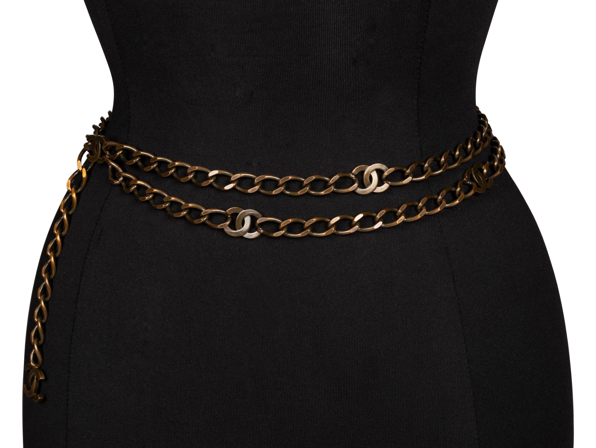 Chanel, Bronze CC Chain Belt