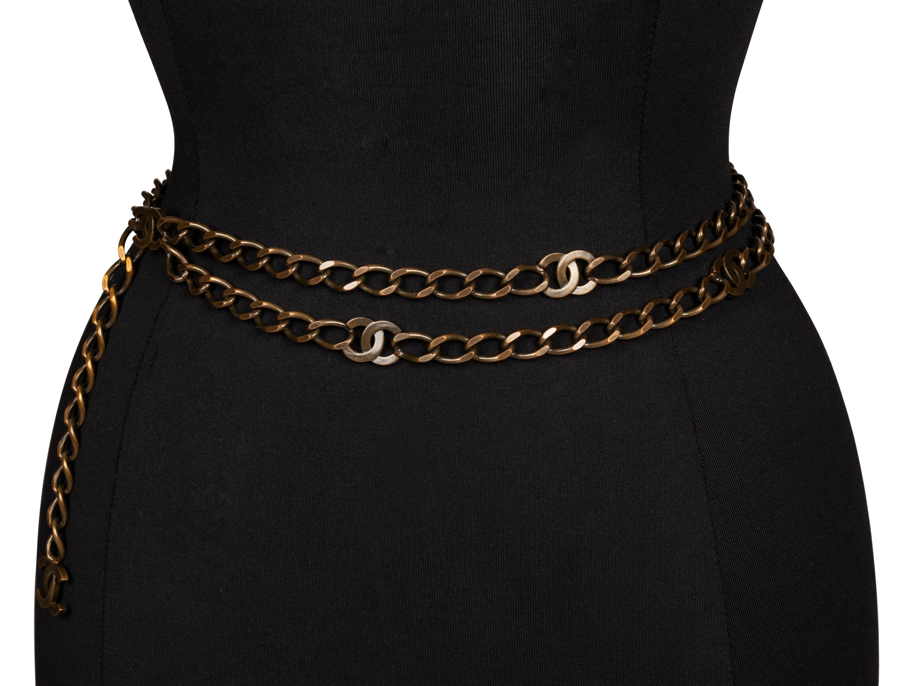 Chanel, Bronze CC Chain Belt