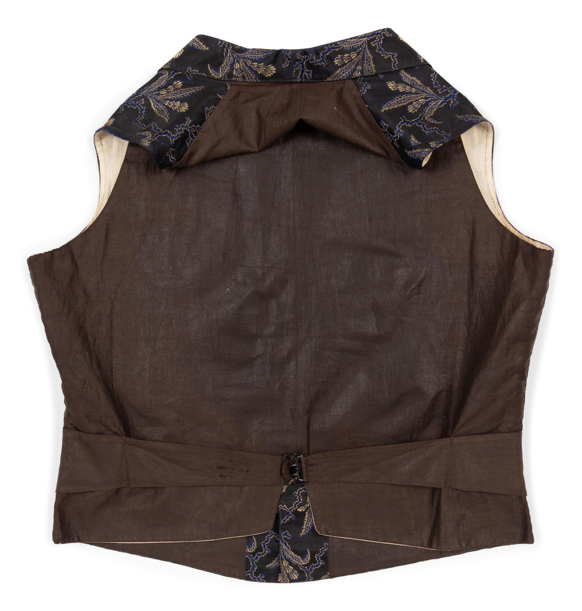 Three Men's 19th Century Waistcoats/Vests, 1840-1860