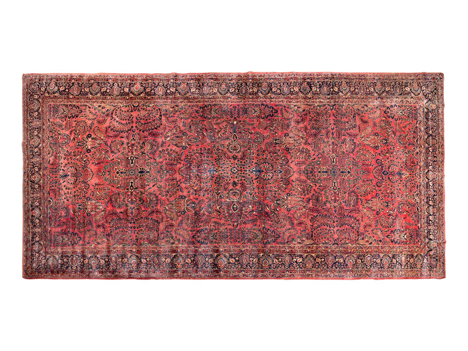 A Sarouk Wool Rug