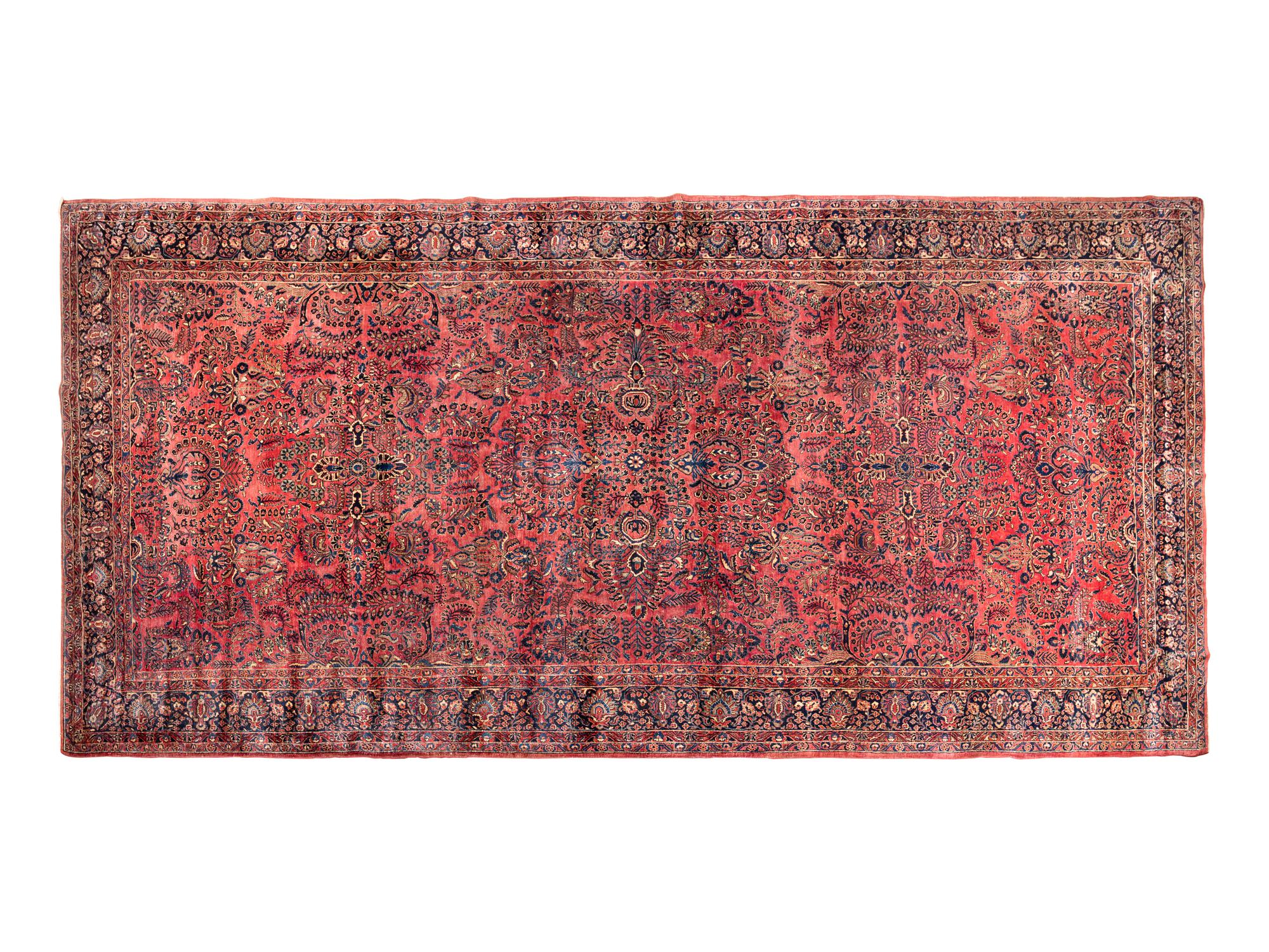 A Sarouk Wool Rug