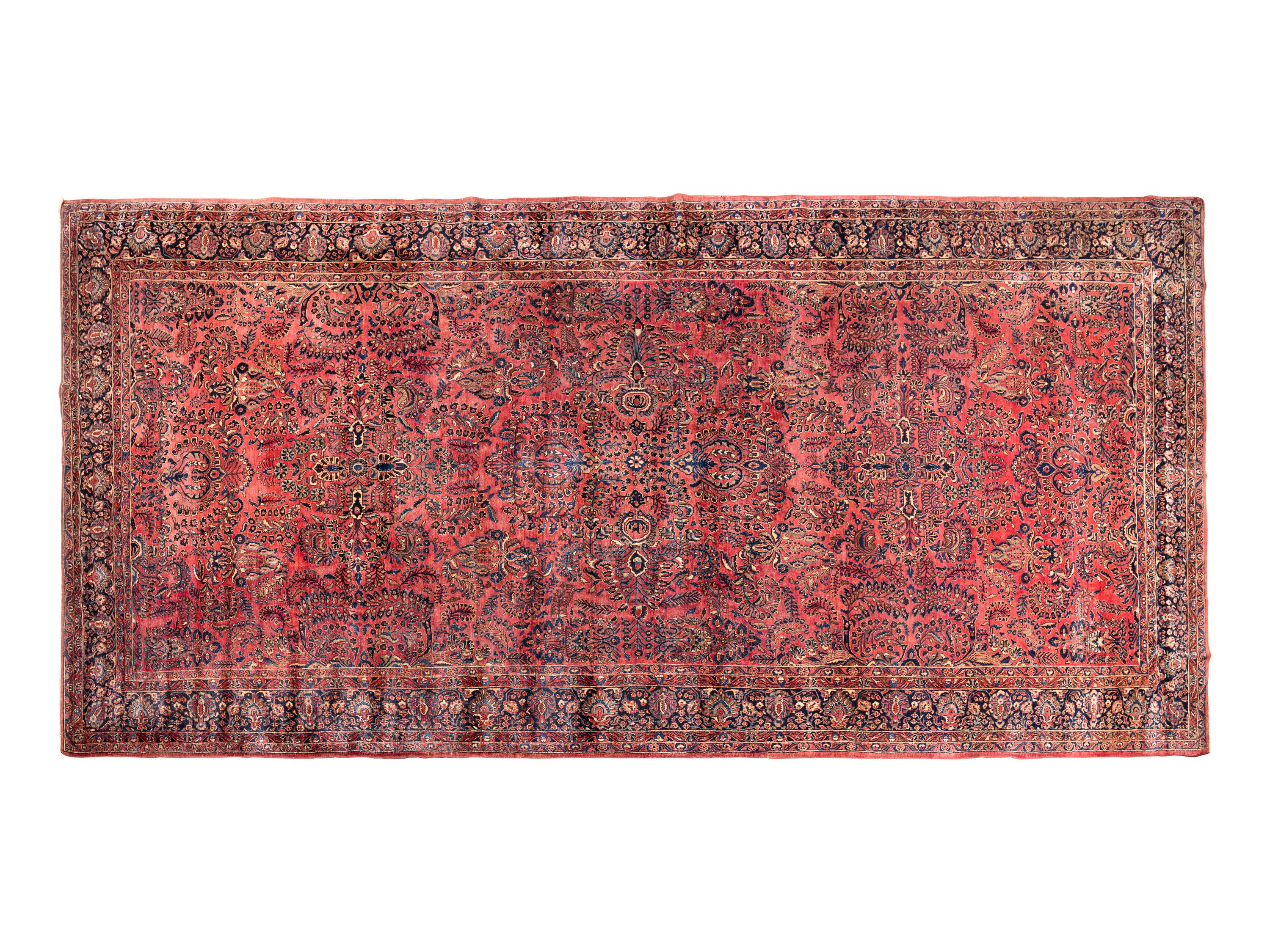 A Sarouk Wool Rug