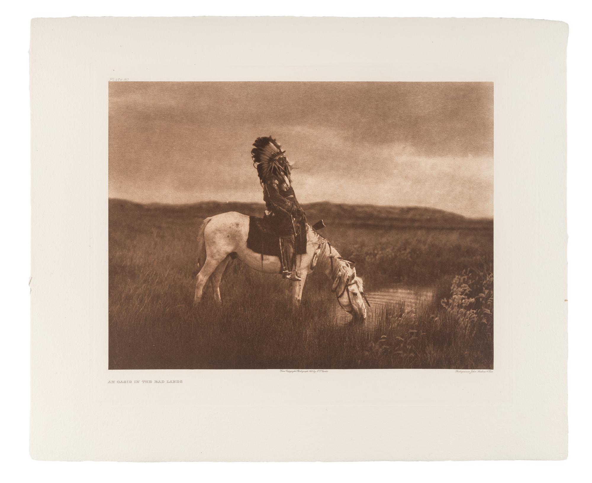 CURTIS, Edward S. (1868-1952). The North American Indian being a Series of Volumes Picturing and Describing the Indians of the United States and Alaska . Edited by Frederick Webb Hodge. Foreword by Theodore Roosevelt. Field Research conducted under the patronage of J. Pierpont Morgan. [Cambridge, Mass.], 1907-1930.