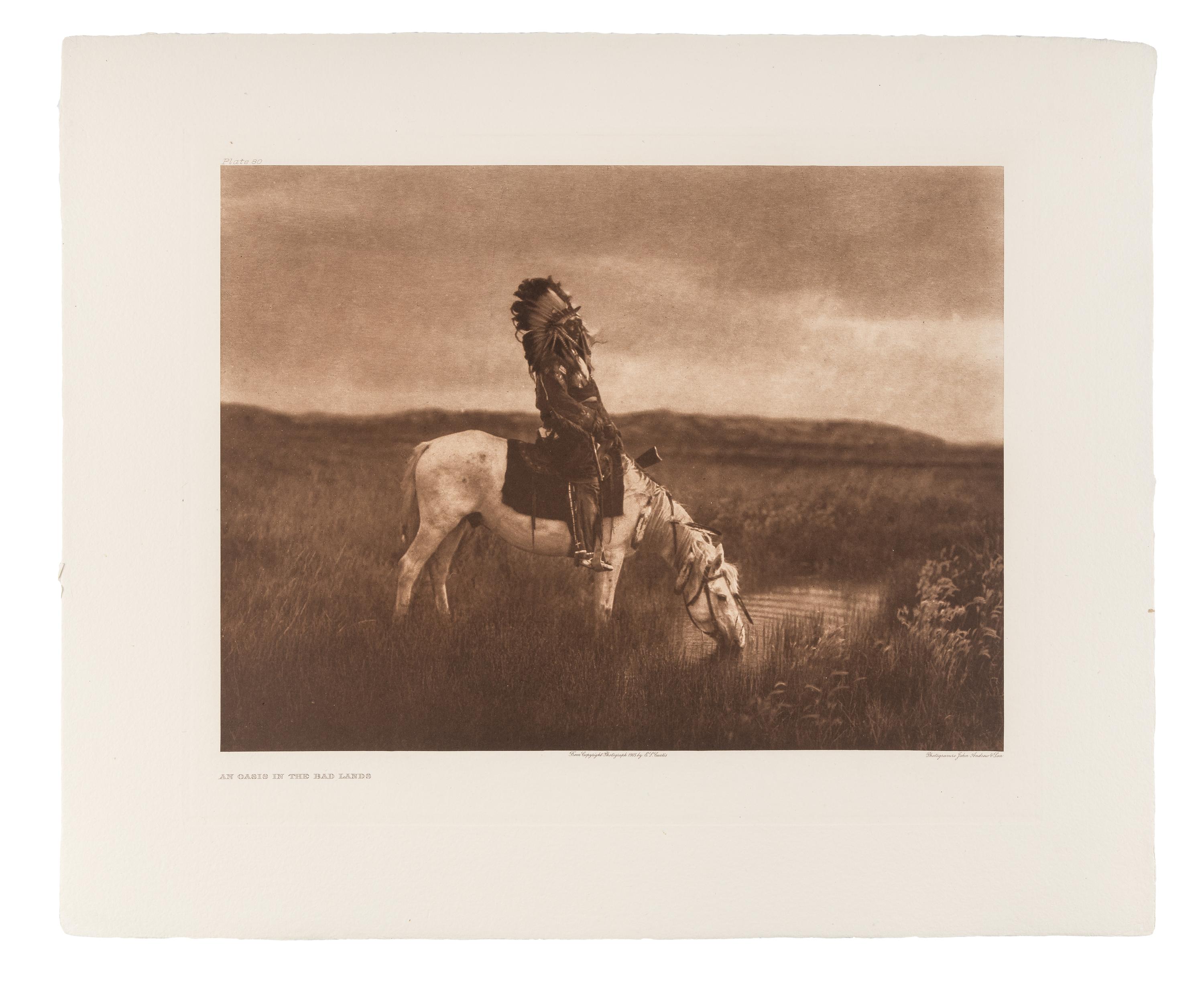 CURTIS, Edward S. (1868-1952). The North American Indian being a Series of Volumes Picturing and Describing the Indians of the United States and Alaska . Edited by Frederick Webb Hodge. Foreword by Theodore Roosevelt. Field Research conducted under the patronage of J. Pierpont Morgan. [Cambridge, Mass.], 1907-1930.