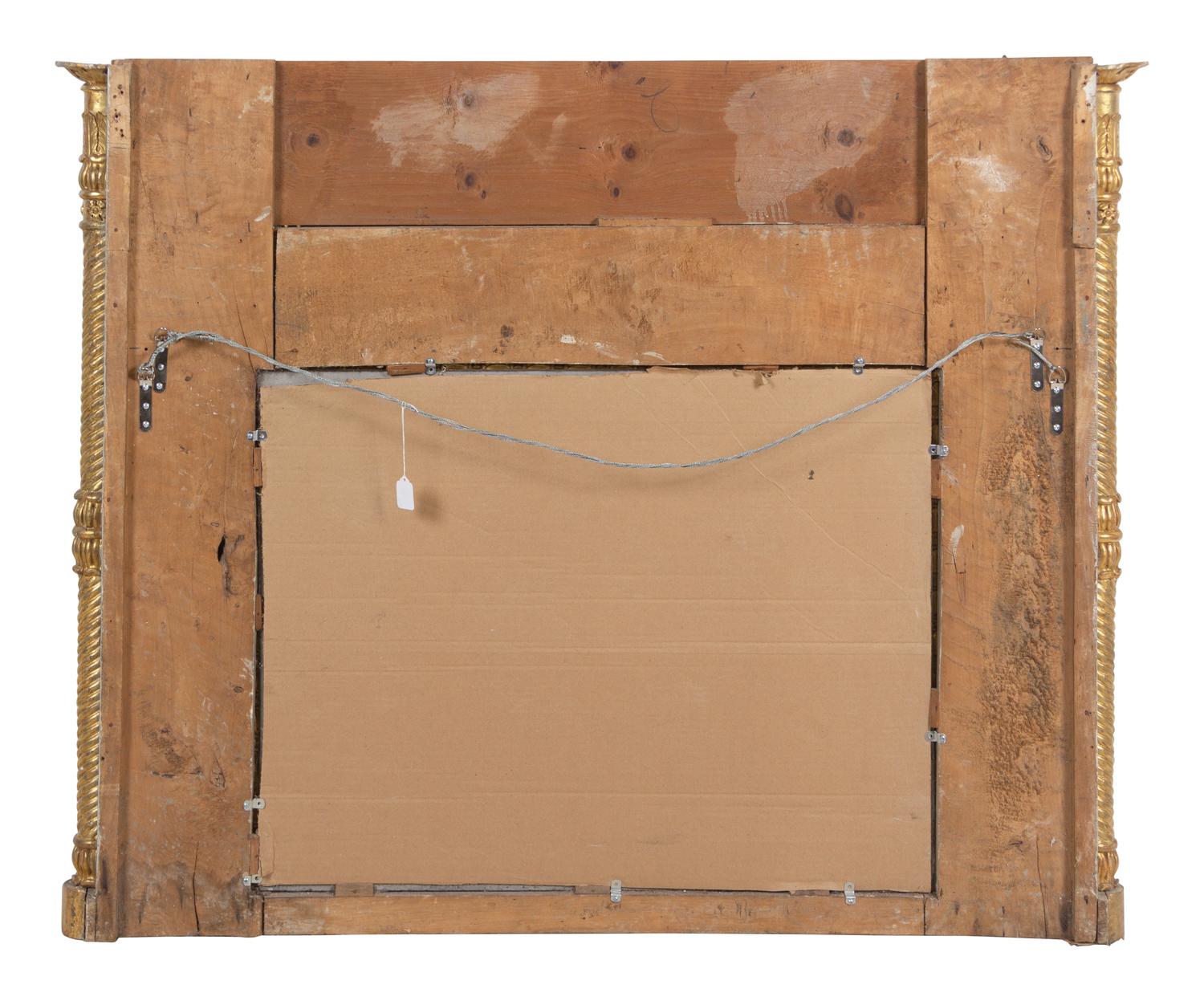 A Regency Painted and Parcel Gilt Mirror