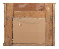 A Regency Painted and Parcel Gilt Mirror