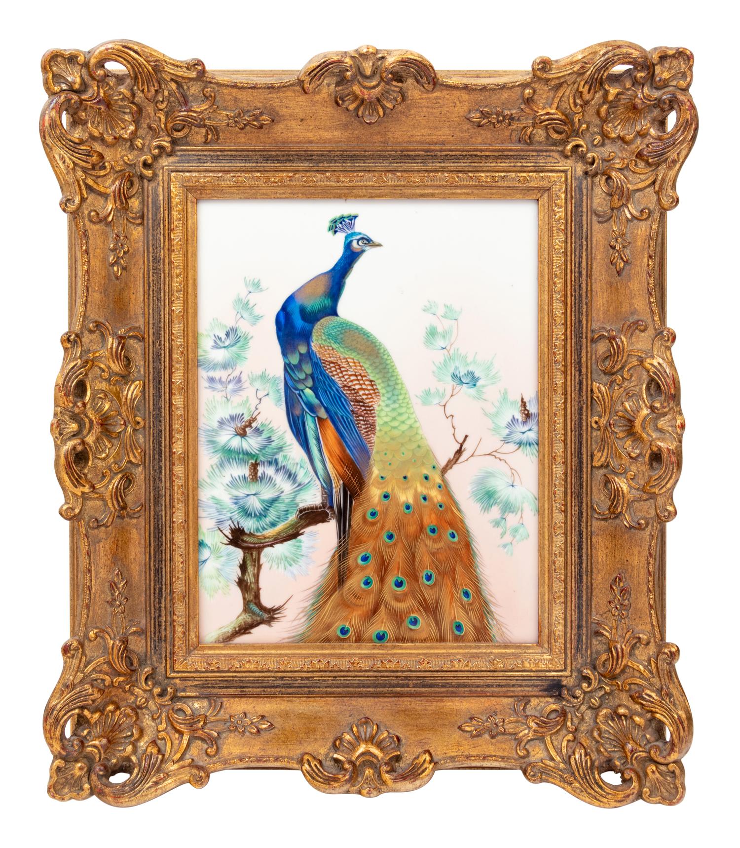 A German Painted Porcelain Plaque