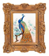 A German Painted Porcelain Plaque