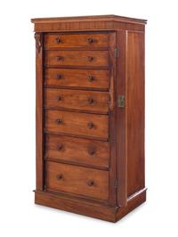 An English Mahogany Wellington Chest