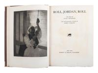 [ENSLAVEMENT]. ULMANN, Doris, and PETERKIN, Julia. Roll, Jordan, Roll. Text by Julia Peterkin. The Photographic Studies by Doris Ulmann. New York: Robert O. Ballou, 1933.