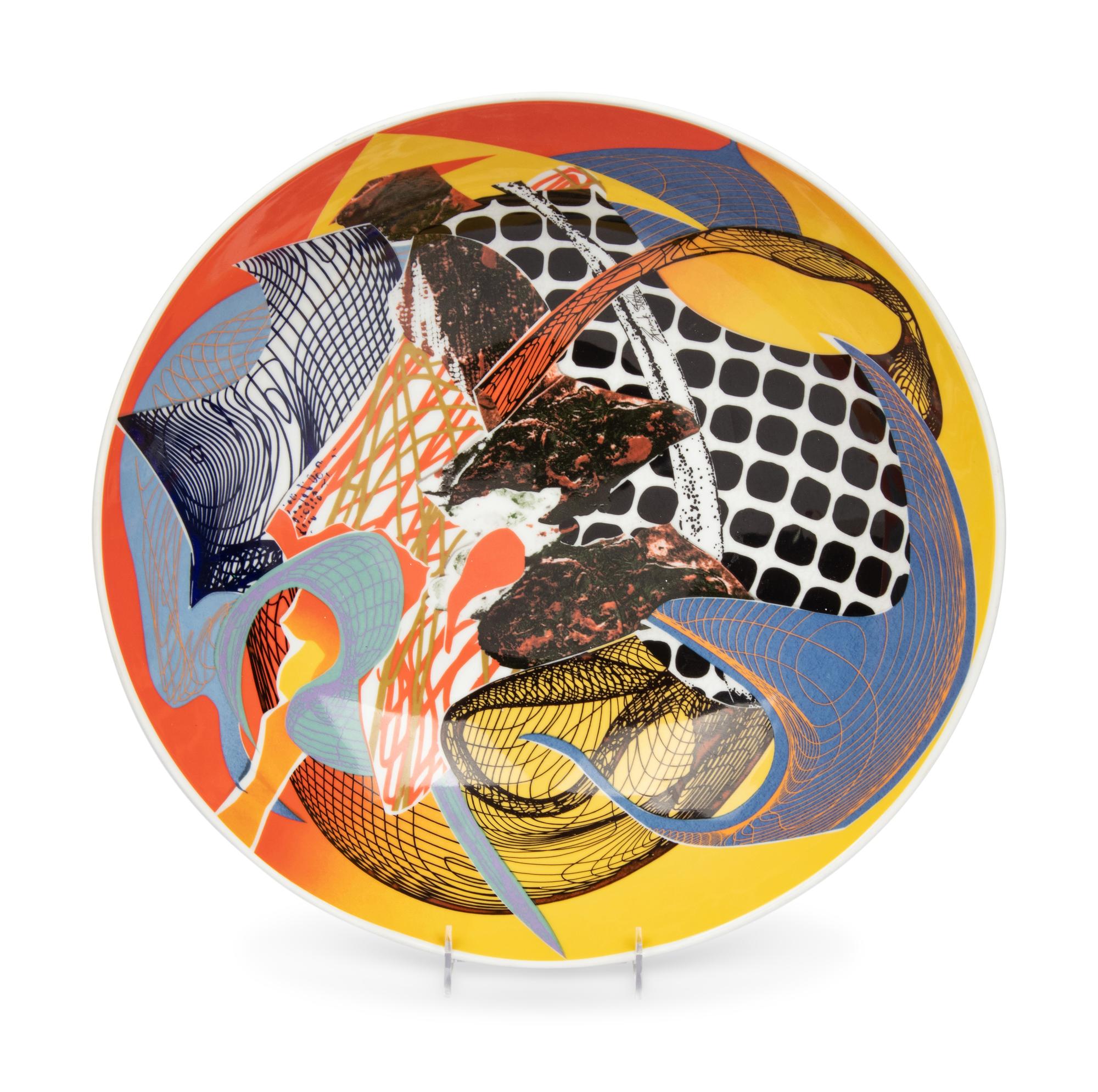 A Frank Stella for Rosenthal Porcelain Bowl