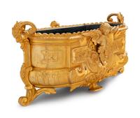 A Neoclassical Gilt Bronze Jardinière