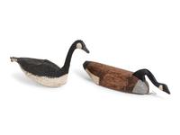 Two Canadian Goose Decoys