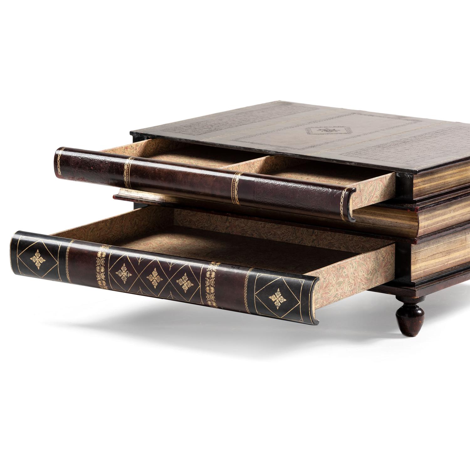 A Maitland Smith Book-Form Coffee Table