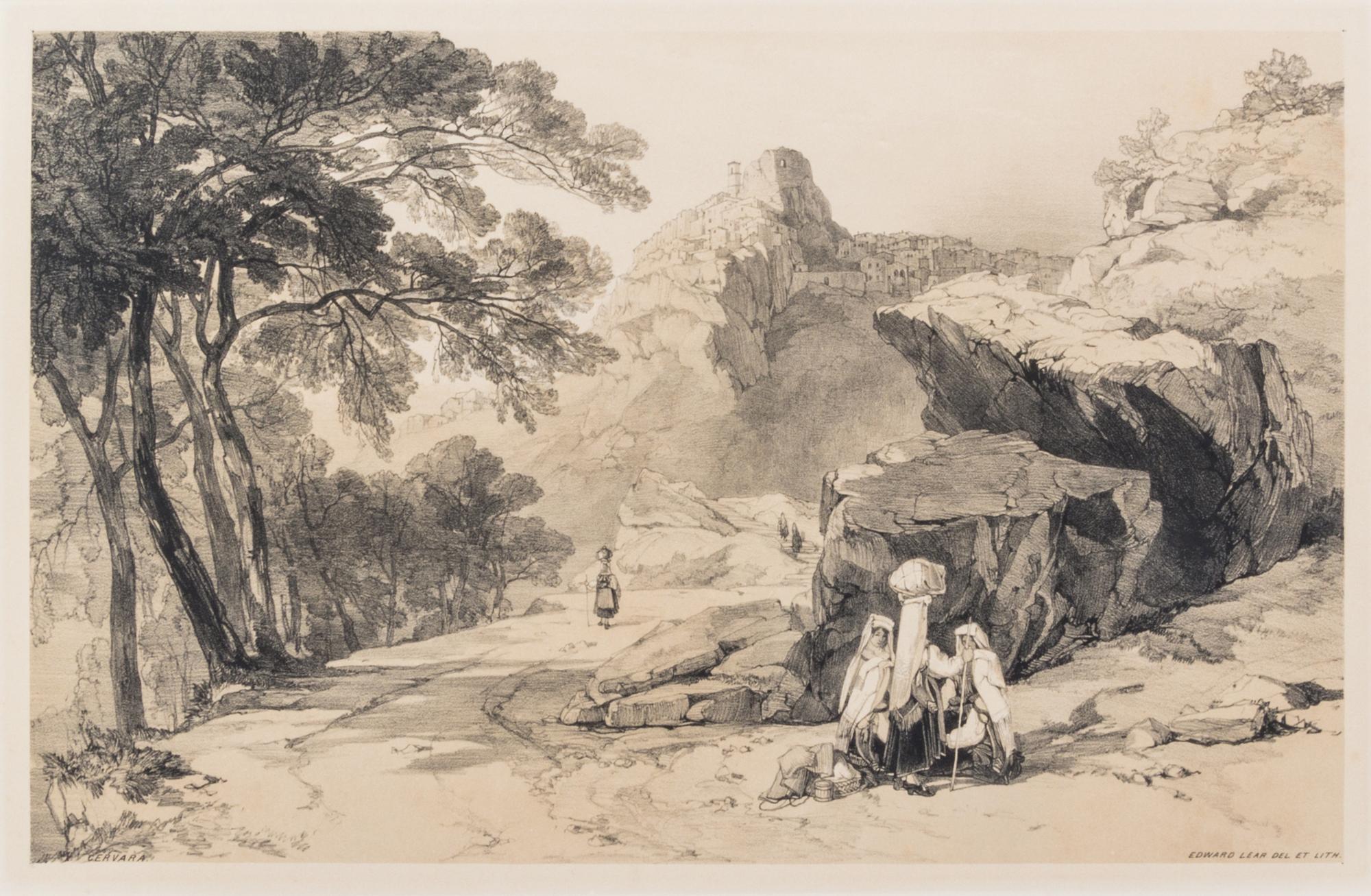 Cervara (from Views in Rome and Its Environs; Drawn from Nature and on Stone )