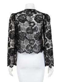 Yves Saint Laurent Haute Couture Lace Cardigan, 1980-90s