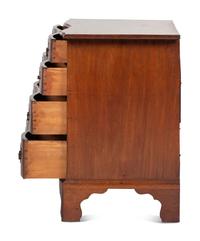 A Chippendale Carved Mahogany Reverse Serpentine Chest of Drawers, 18th Century