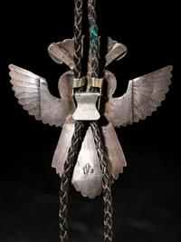 Silver and Turquoise Katsina Bolo Tie