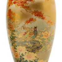 Two Japanese Satsuma Vases