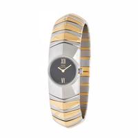 Gianni Bulgari Enigma, Steel and 18K Yellow Gold Cuff Watch