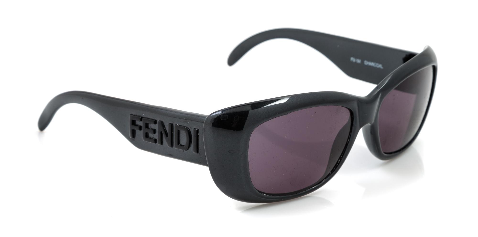 A Pair of Fendi Matte Green Sunglasses,