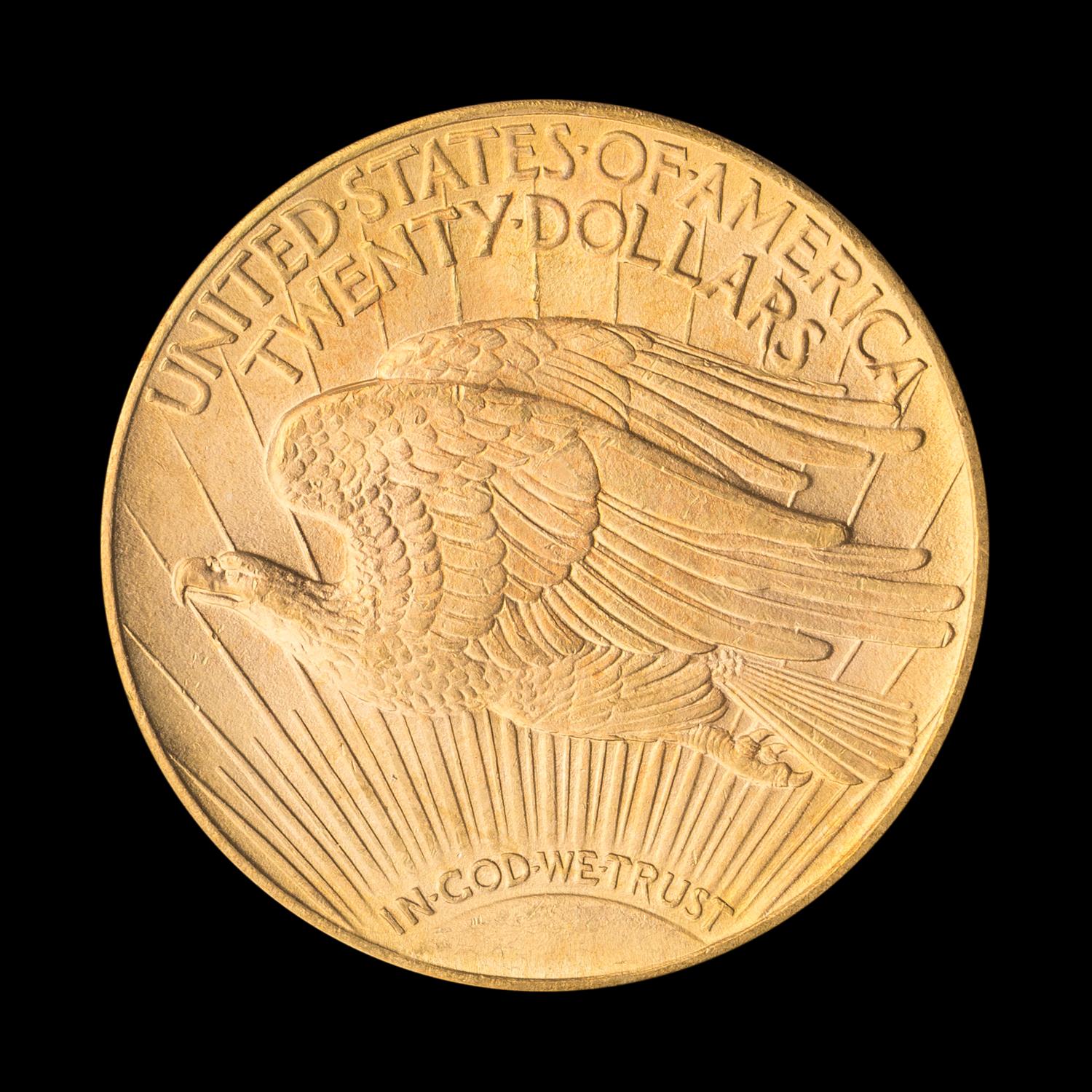 A United States 1914-D St. Gaudens $20 Gold Coin
