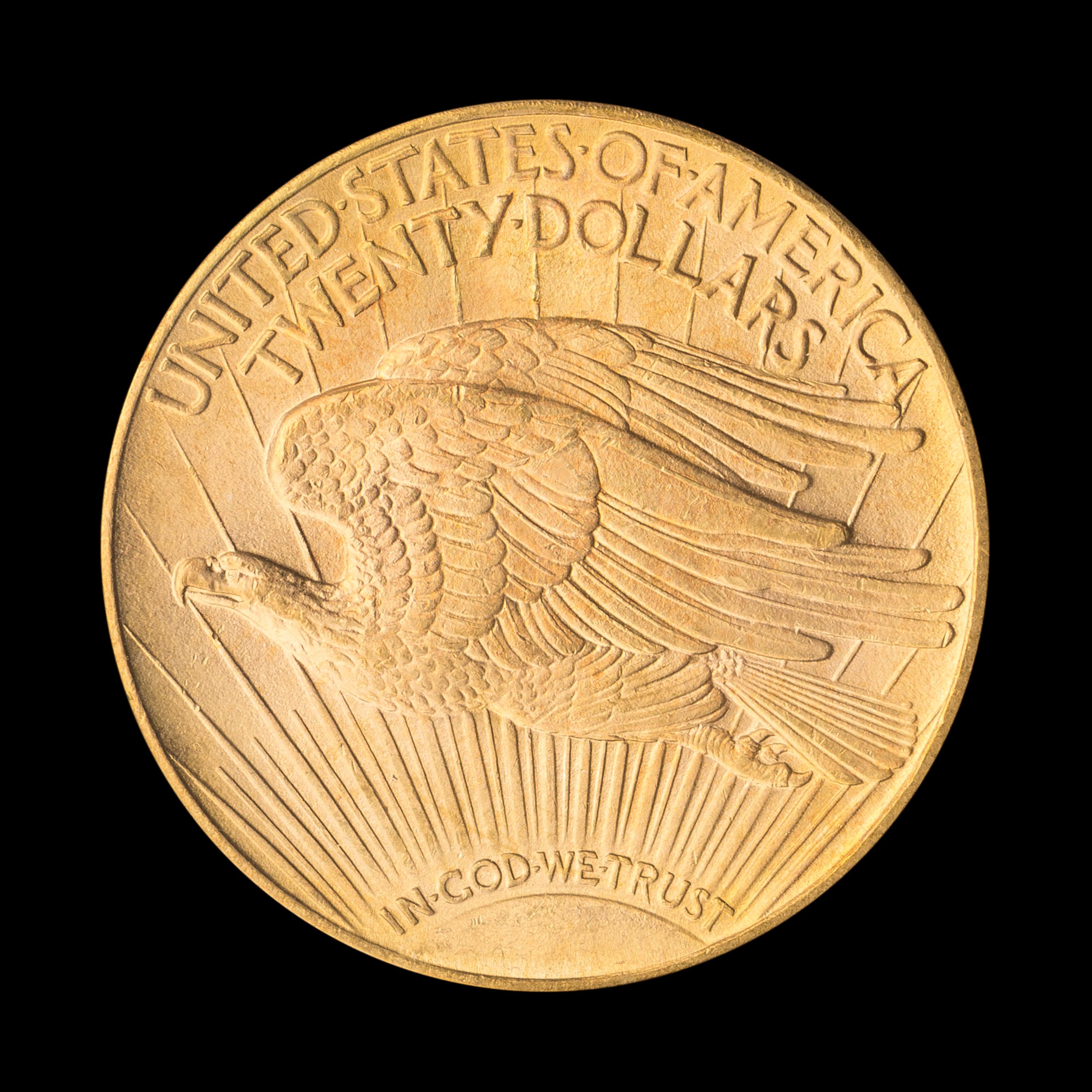 A United States 1914-D St. Gaudens $20 Gold Coin