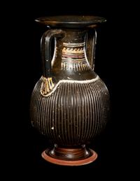An Apulian Gnathian-Ware Ribbed Pelike