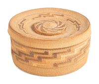 Tlingit Rattle Top Basket