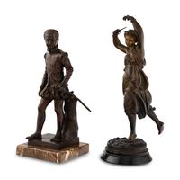 Two Continental Bronze Figures