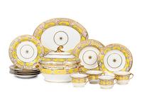 A Coalport Church Gresley Porcelain Service