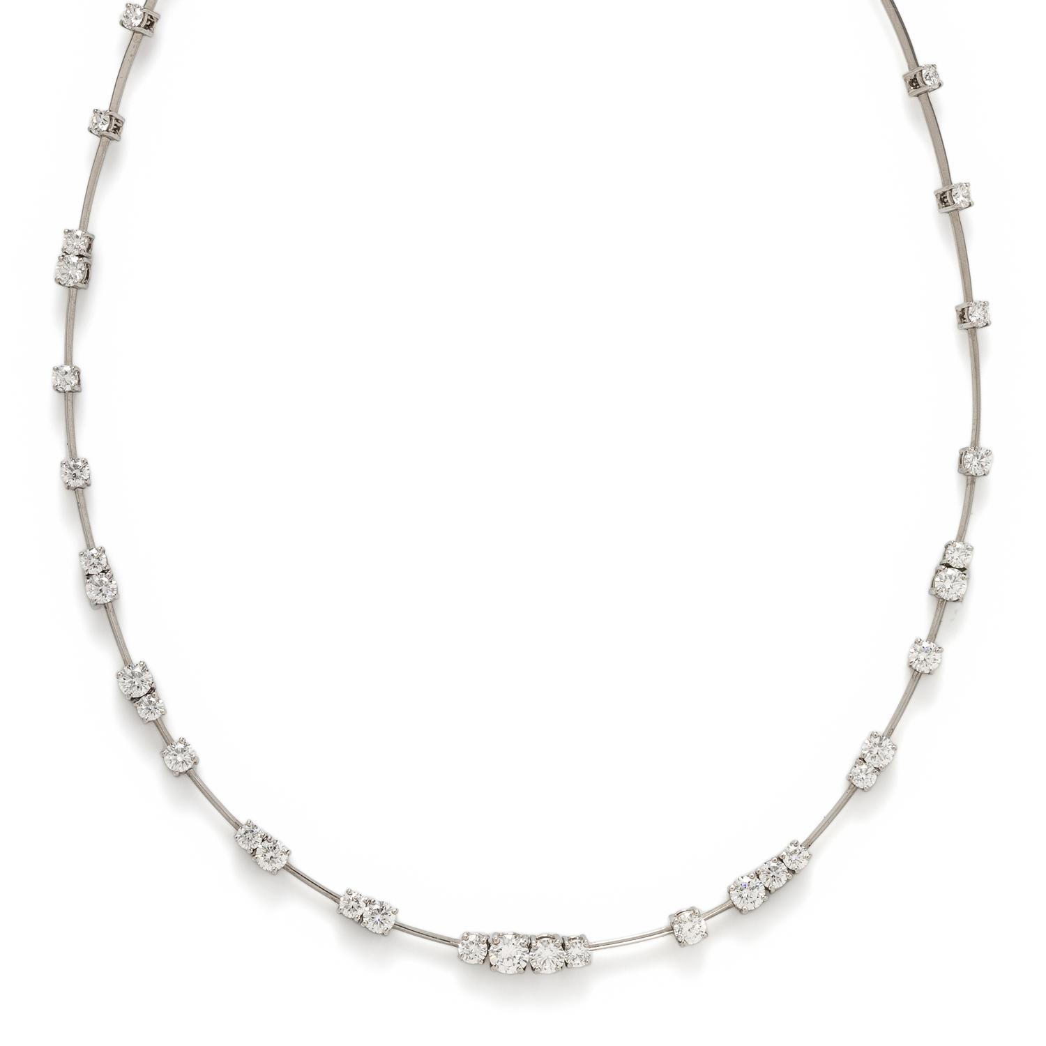 SUNA, PLATINUM AND DIAMOND 'STARRY NIGHT ASTRA' NECKLACE