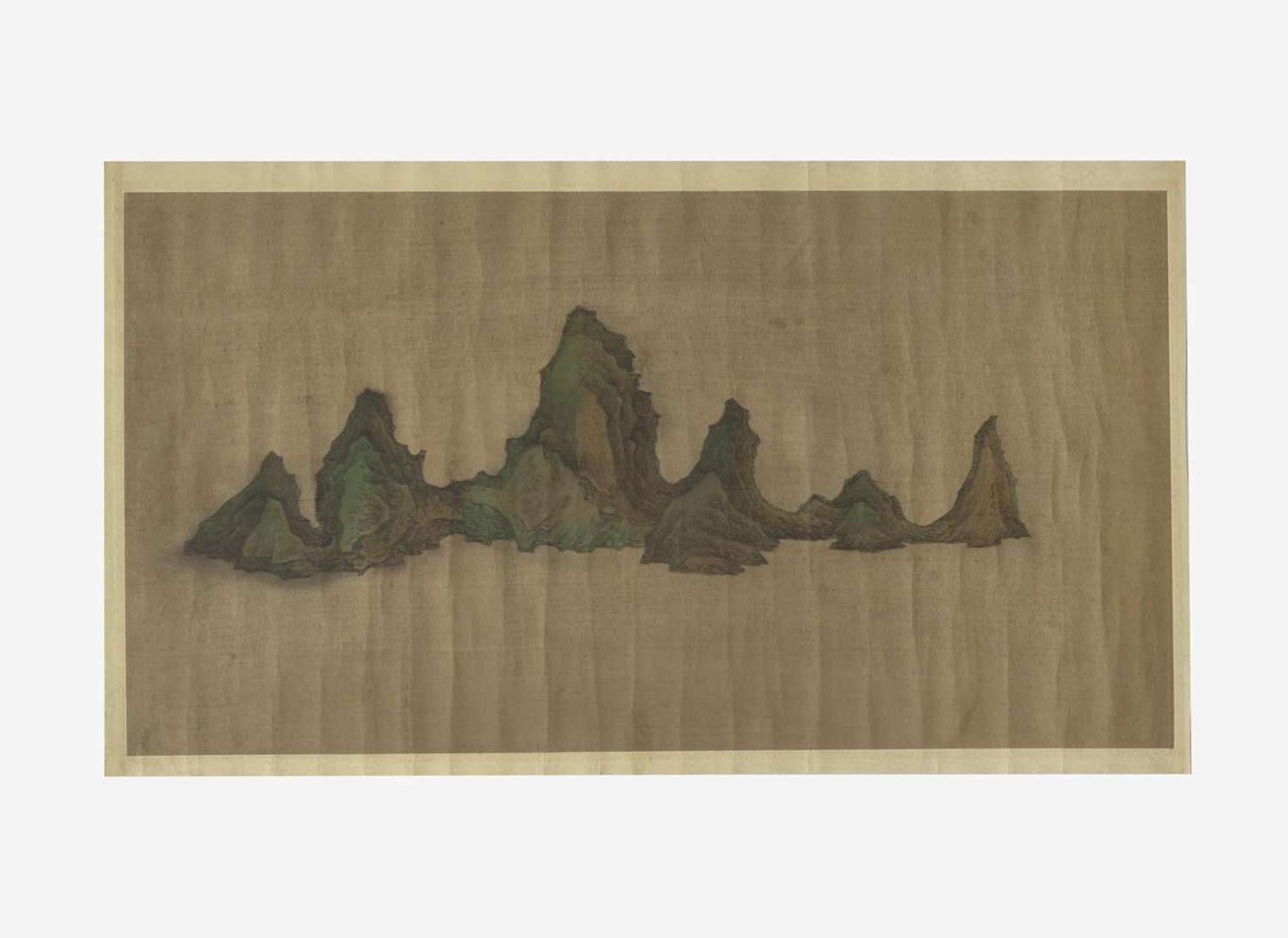 After Mi Hanwen (Chinese, active 1661-1692), Mountains 倣米漢雯 山石