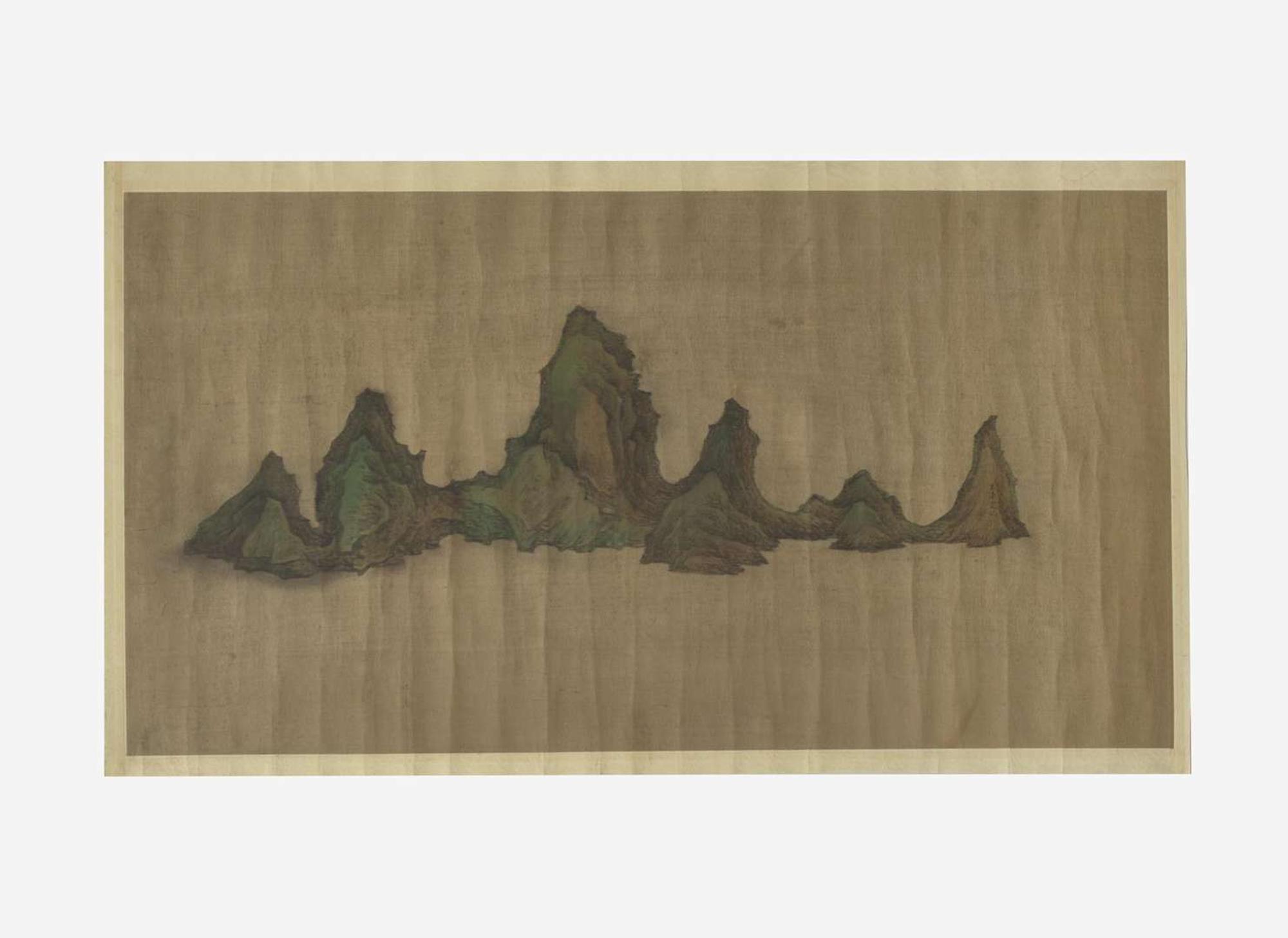 After Mi Hanwen (Chinese, active 1661-1692), Mountains 倣米漢雯 山石