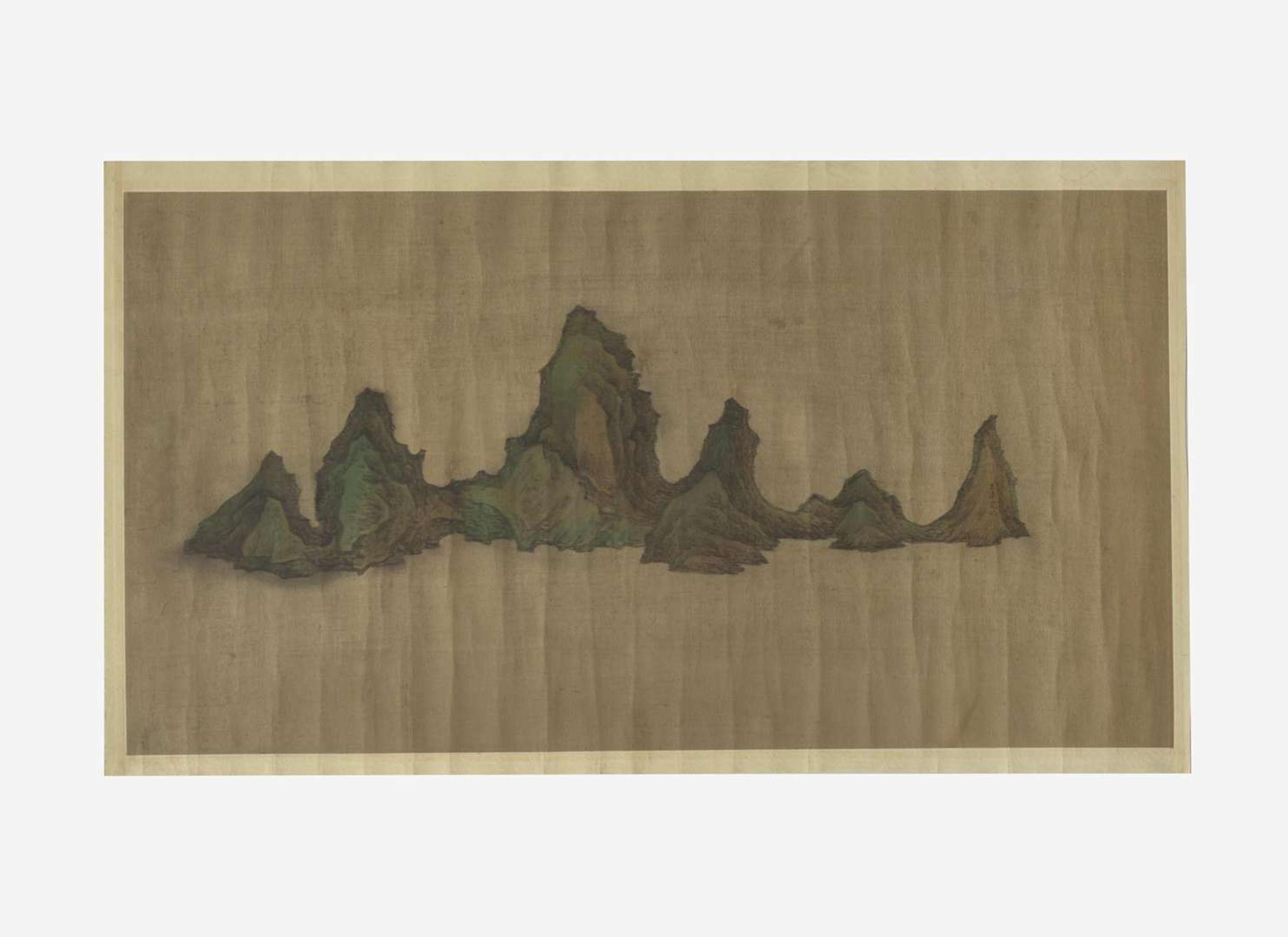 After Mi Hanwen (Chinese, active 1661-1692), Mountains 倣米漢雯 山石
