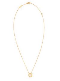 VAN CLEEF & ARPELS, YELLOW GOLD AND DIAMOND 'PERLÉE' NECKLACE