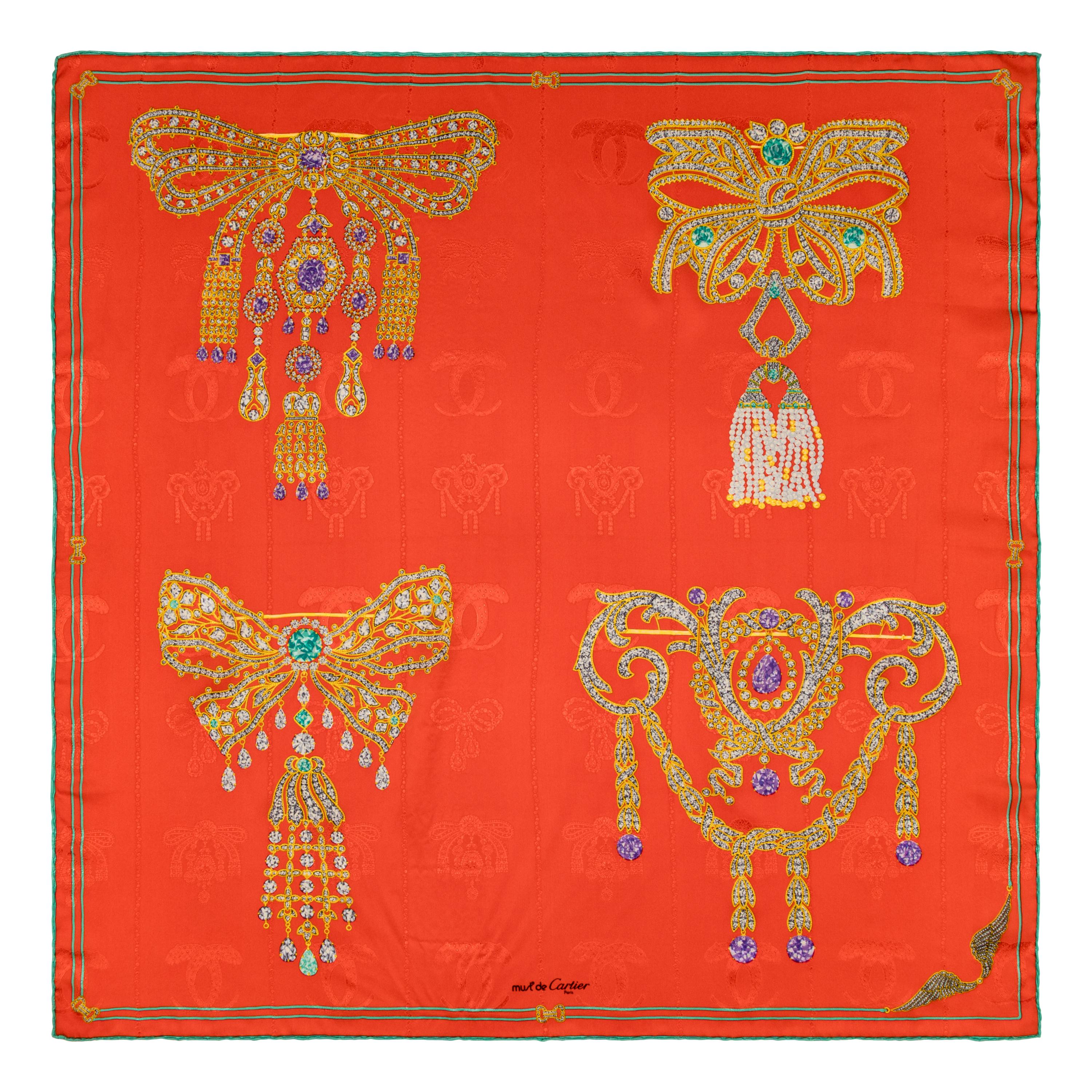 Cartier, Four Silk Scarves