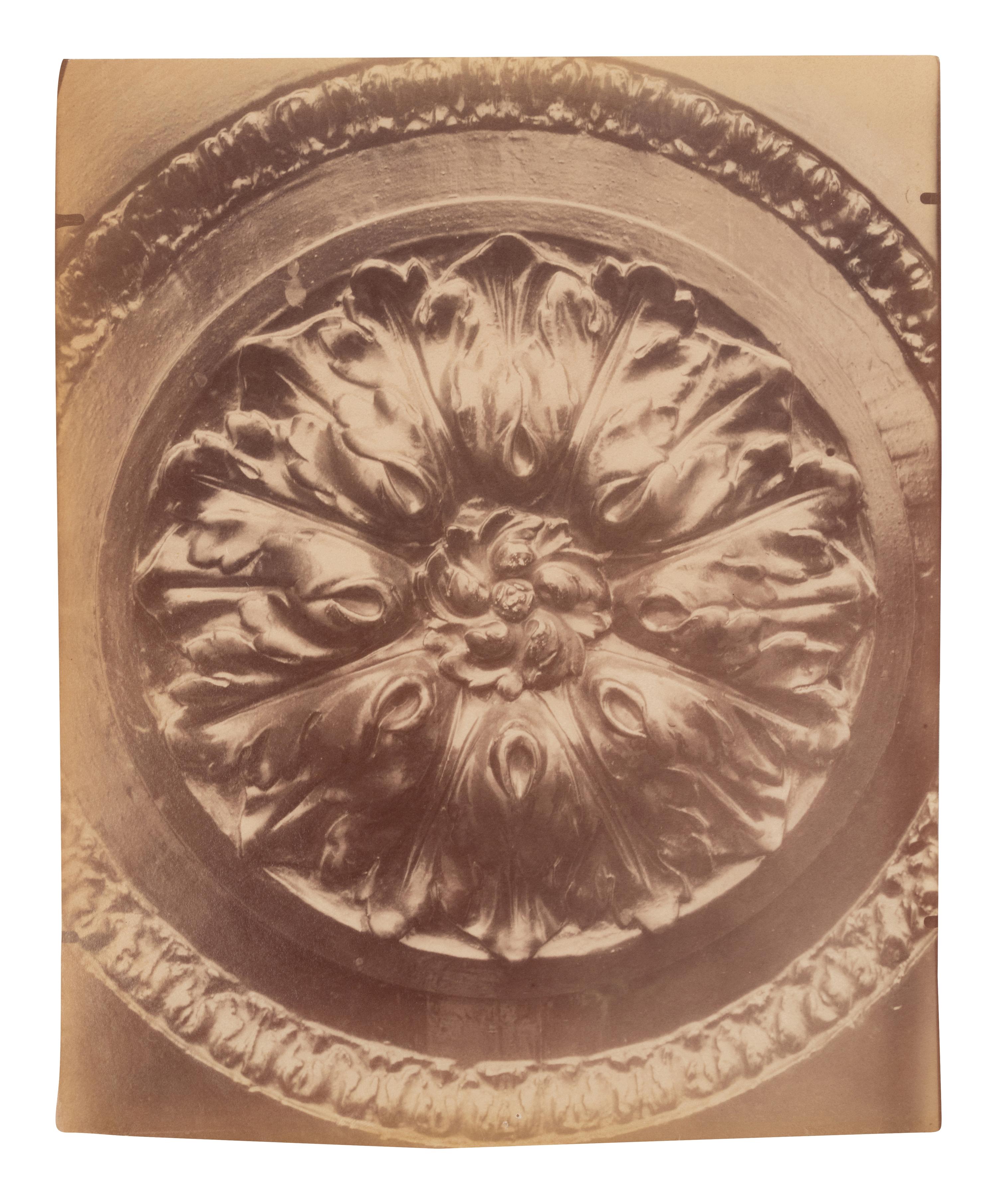 A group of six photographs depicting early 20th Century Parisian architectural details (Saints-Gervais-et-Protais, 1903-1904; Ambassade d'Autriche, 57 rue de Varenne, 1905; La Monnaie-quai Conti [5234], 1905-1906; Hôtel de Roquelaure, boulevard Saint-Germain, 246, 1905-1906; Hôtel de la Duchesse, de Narbonne, rue Varenne 45, 1907; [Cluny–Diane Chasseresse. Art Français. École J. Goujon], 1911)