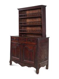 A French Provincial Walnut Buffet à Deux Corps