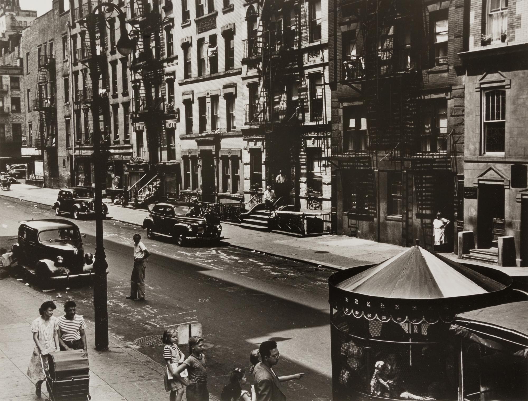 Morris Engel, (American, 1918-2005), Shoeshine Boy, East 10th St, NYC, 1947