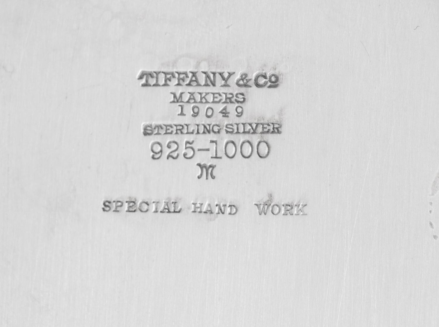 A Tiffany and Co. Silver Porringer and Underplate