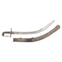 Ottoman Kilij Sword with Wood Lined Scabbard