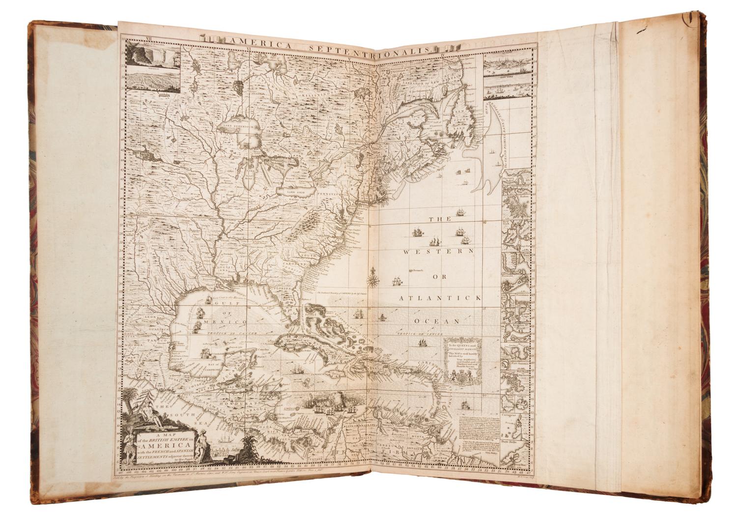 POPPLE, Henry. A Map of the British Empire in America with the French and Spanish settlements adjacent thereto . London, 1733 [ca 1735]
